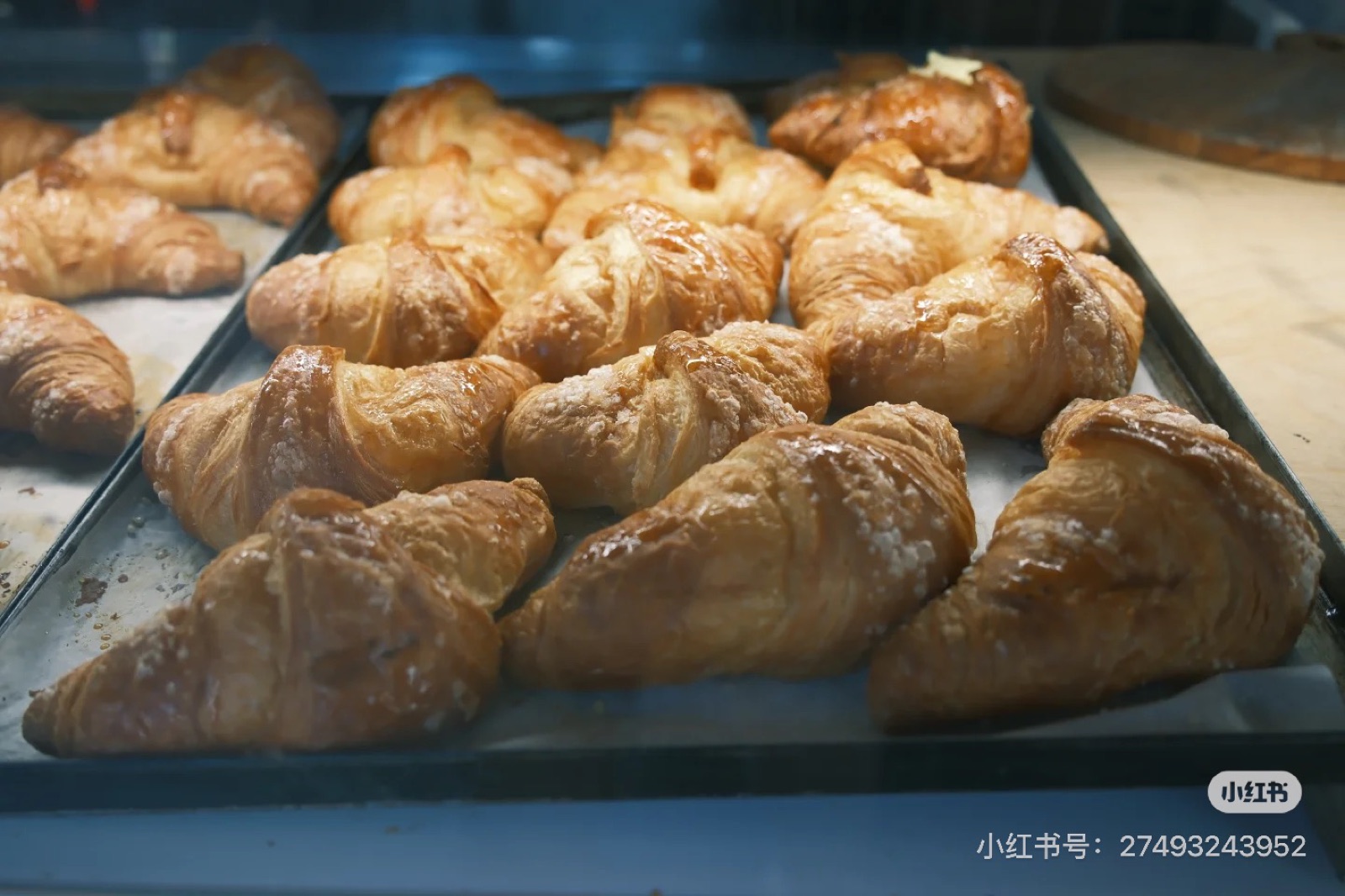 面包店里的可颂