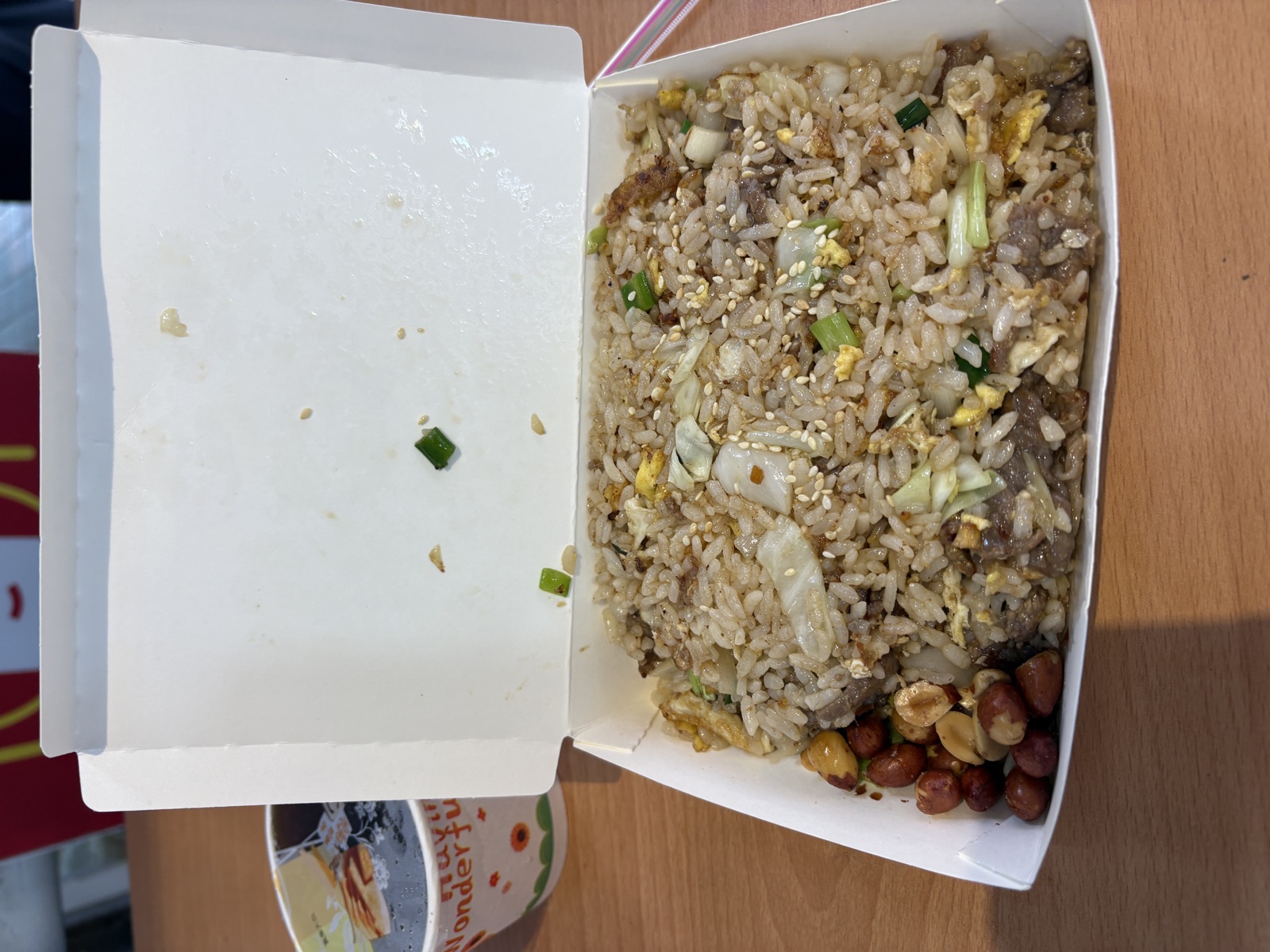 路边摊买的炒饭